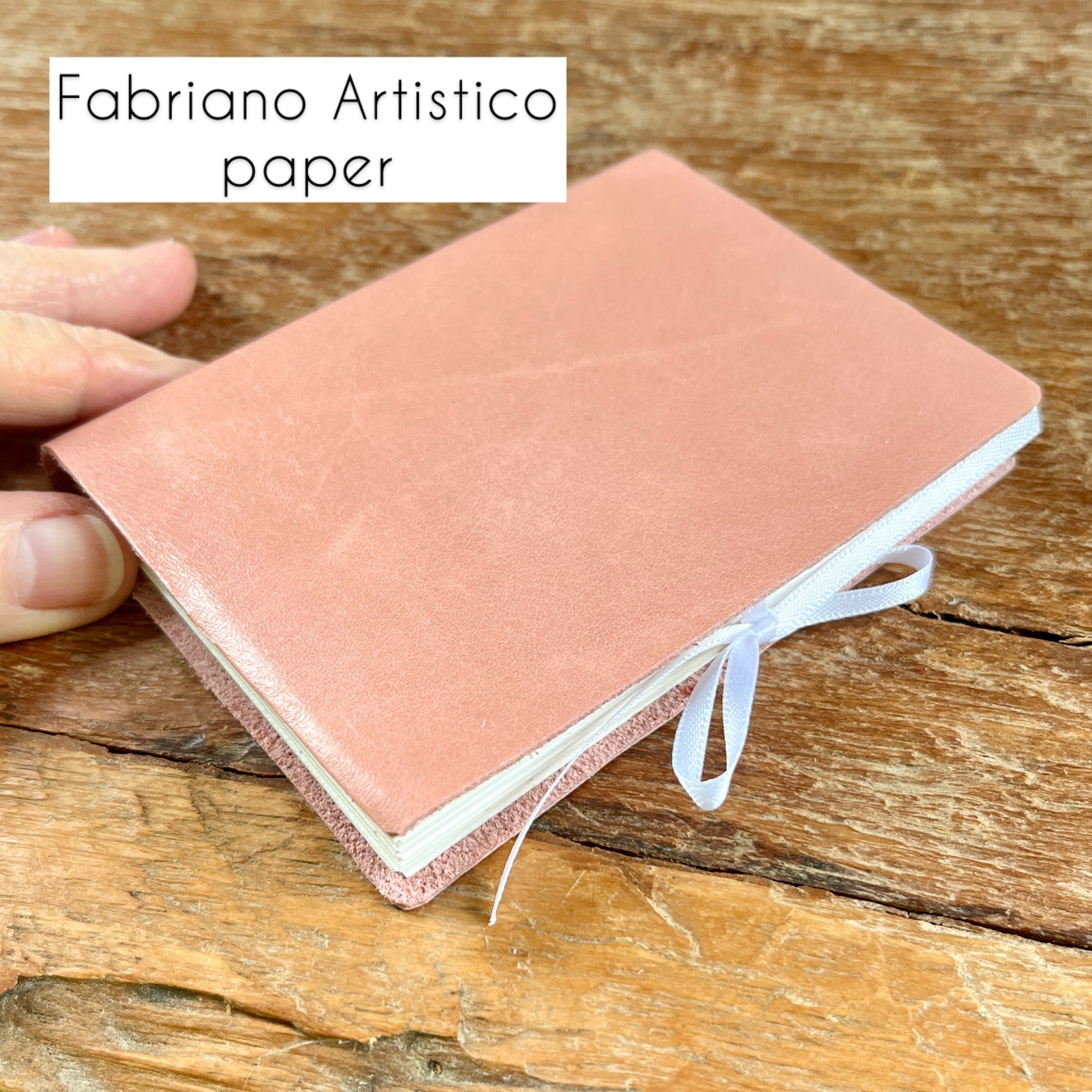 Jumbo handmade journal in genuine leather - blank pages