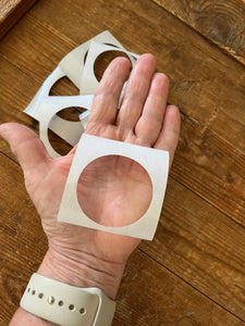 Clear tape circles 2 inch (50mm) x 10