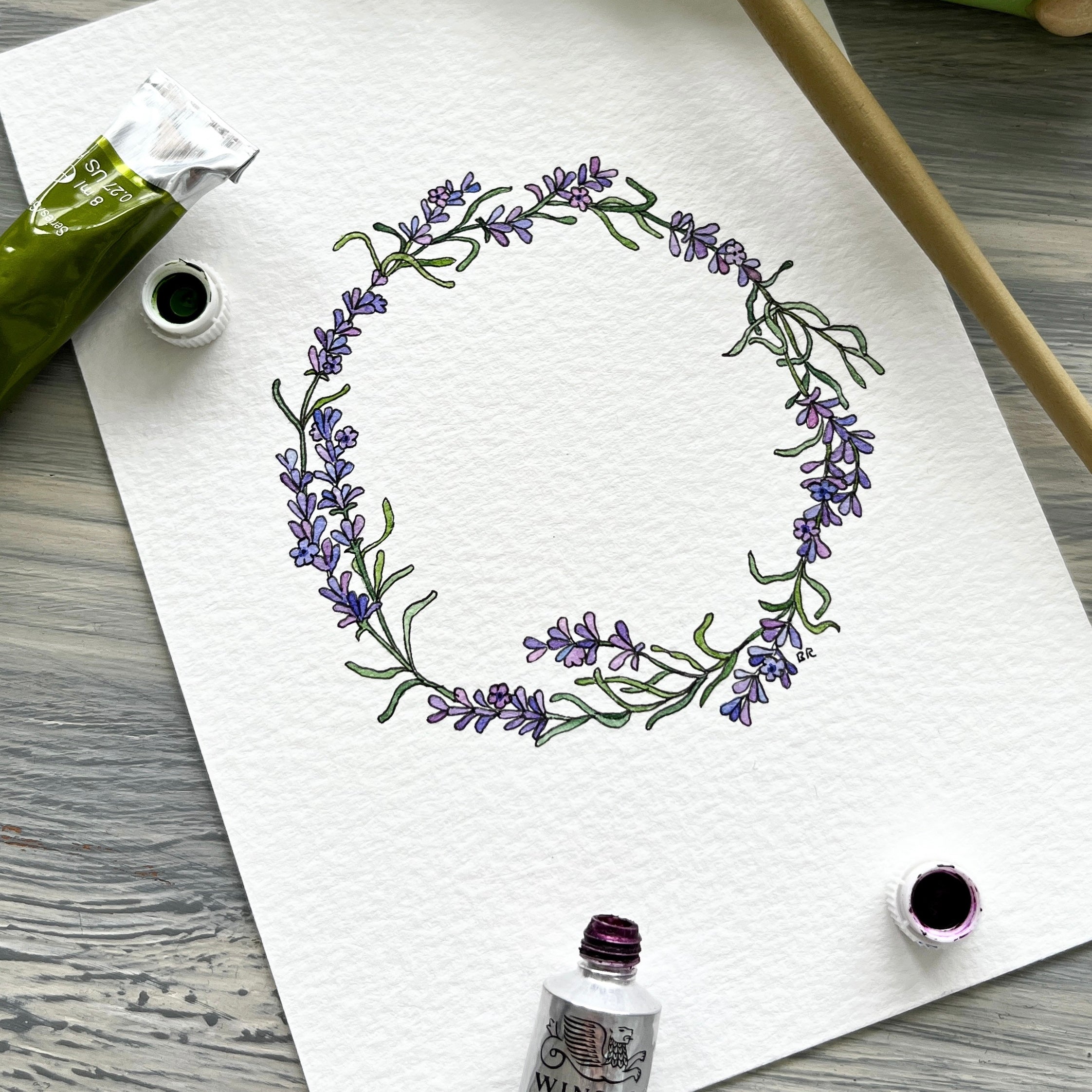 Wreath of lavender