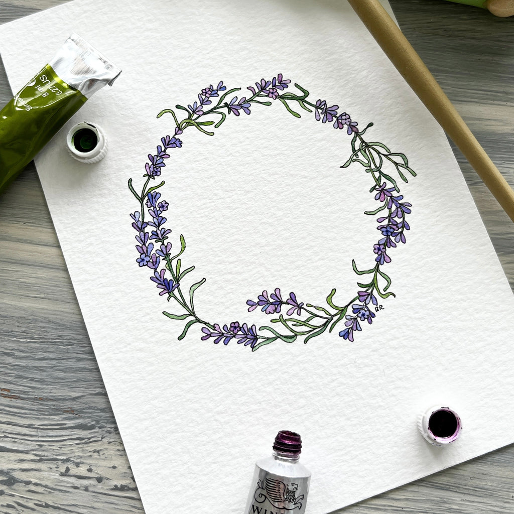 Wreath of lavender