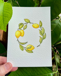 Lemon wreath