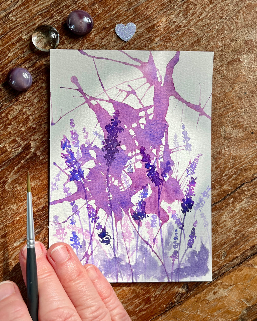 Lavender explosion