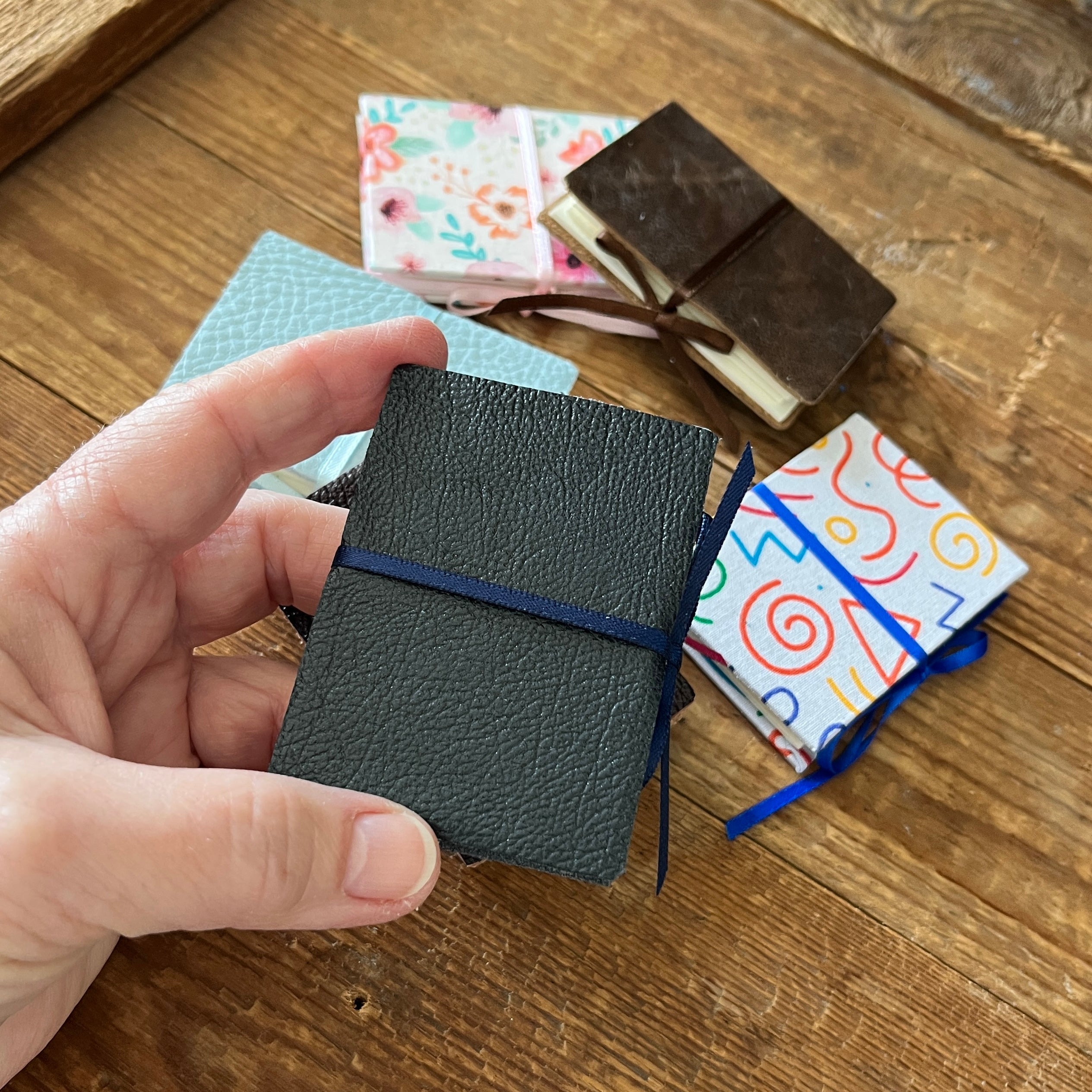 Accordion / concertina mini journal - blank pages