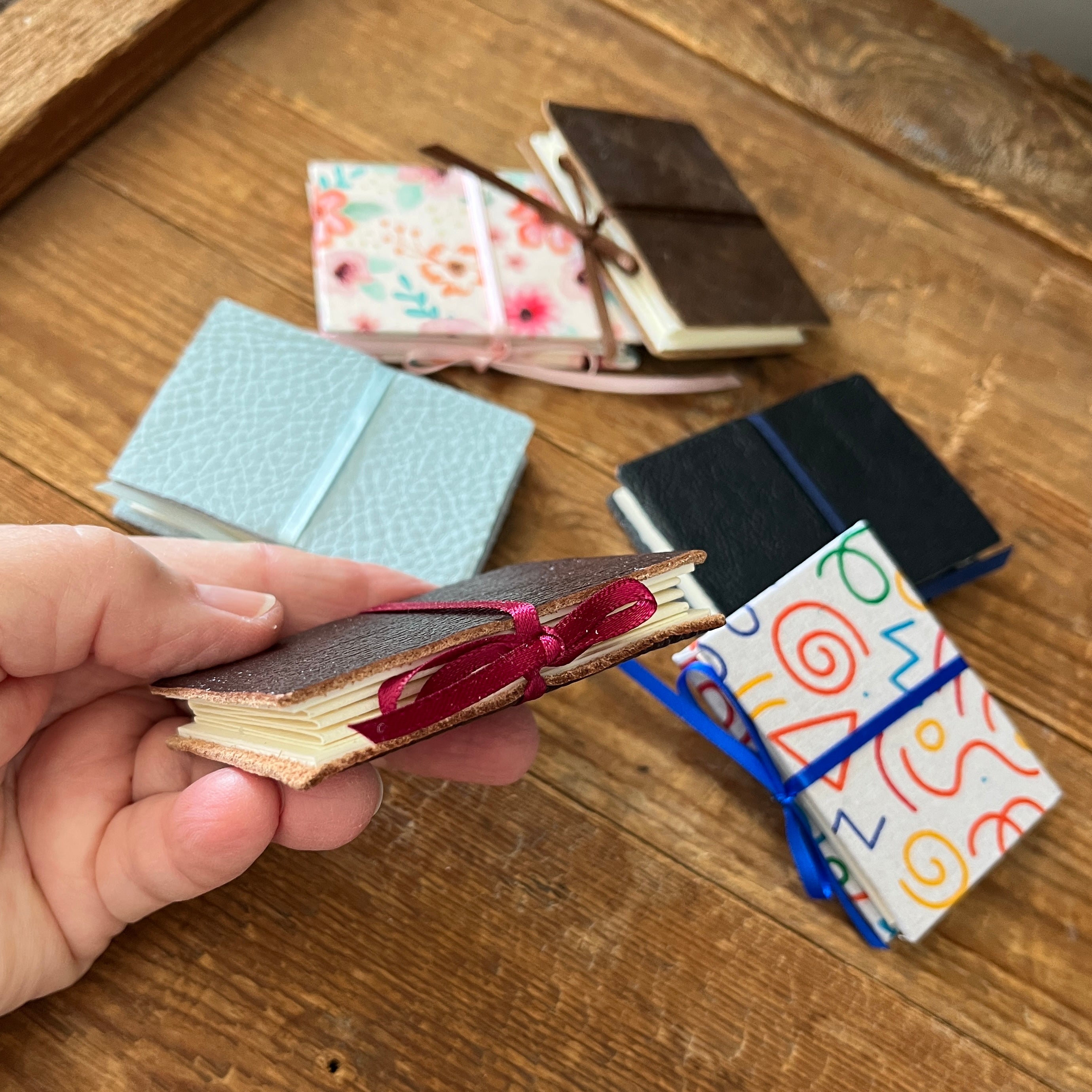 Accordion / concertina mini journal - blank pages