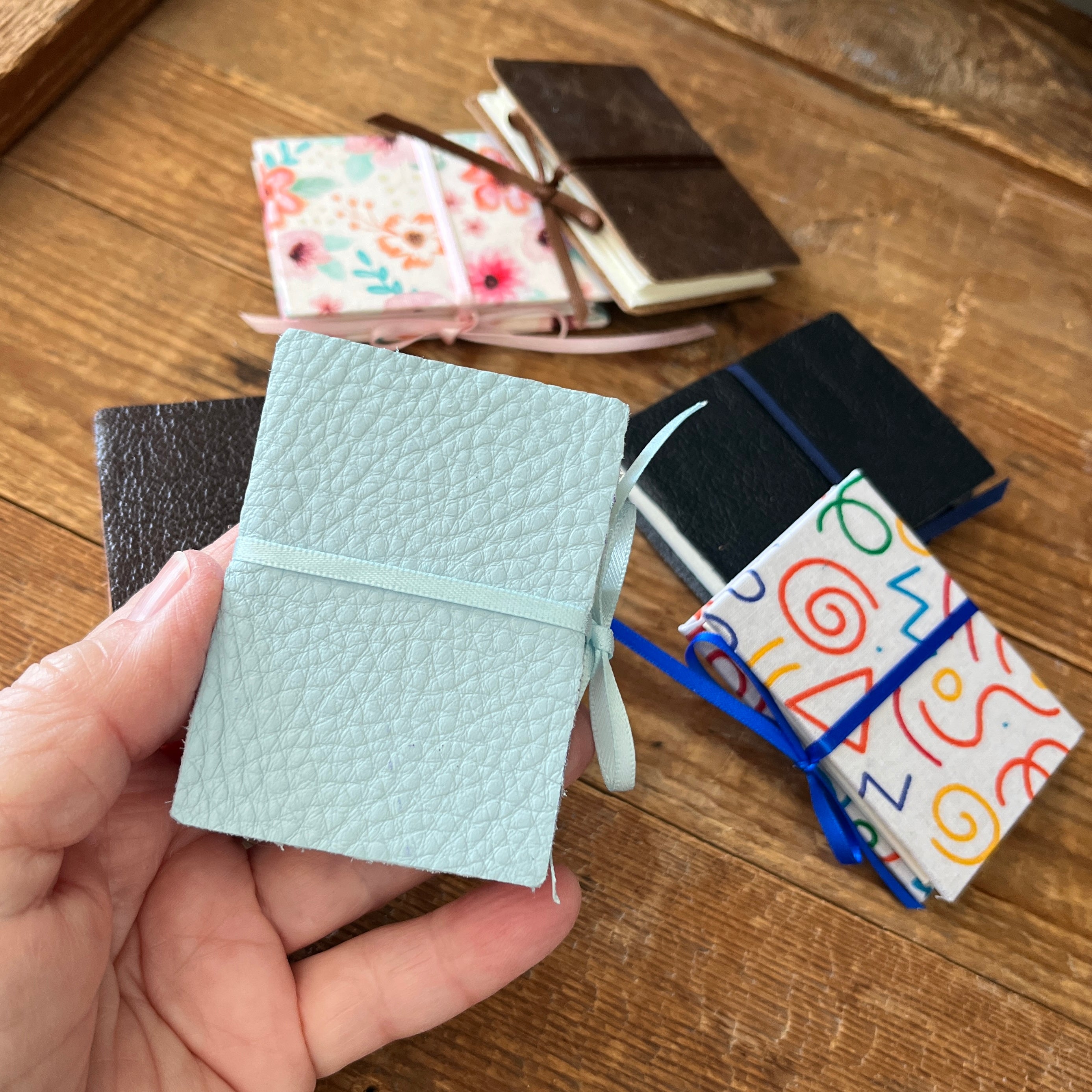 Accordion / concertina mini journal - blank pages