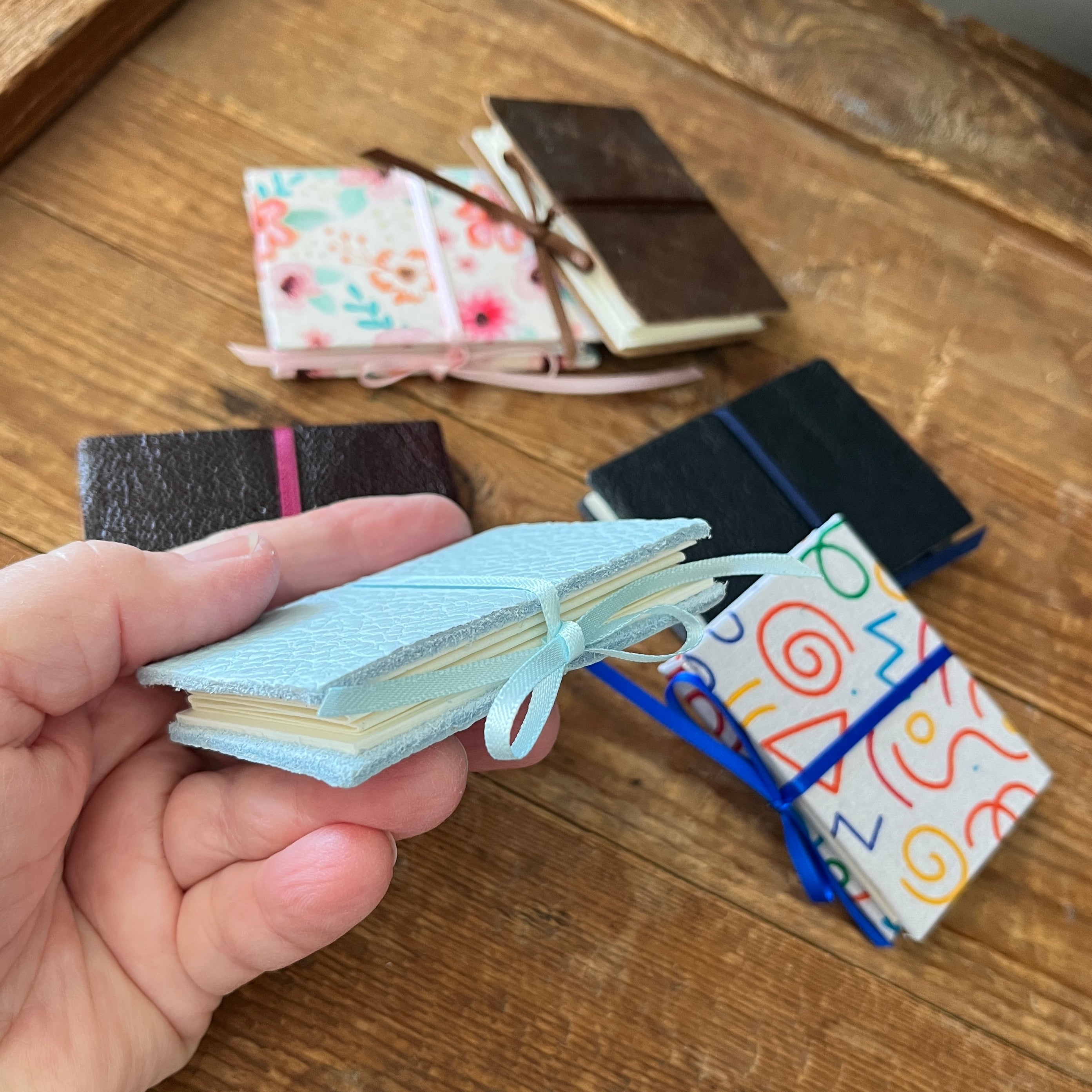 Accordion / concertina mini journal - blank pages