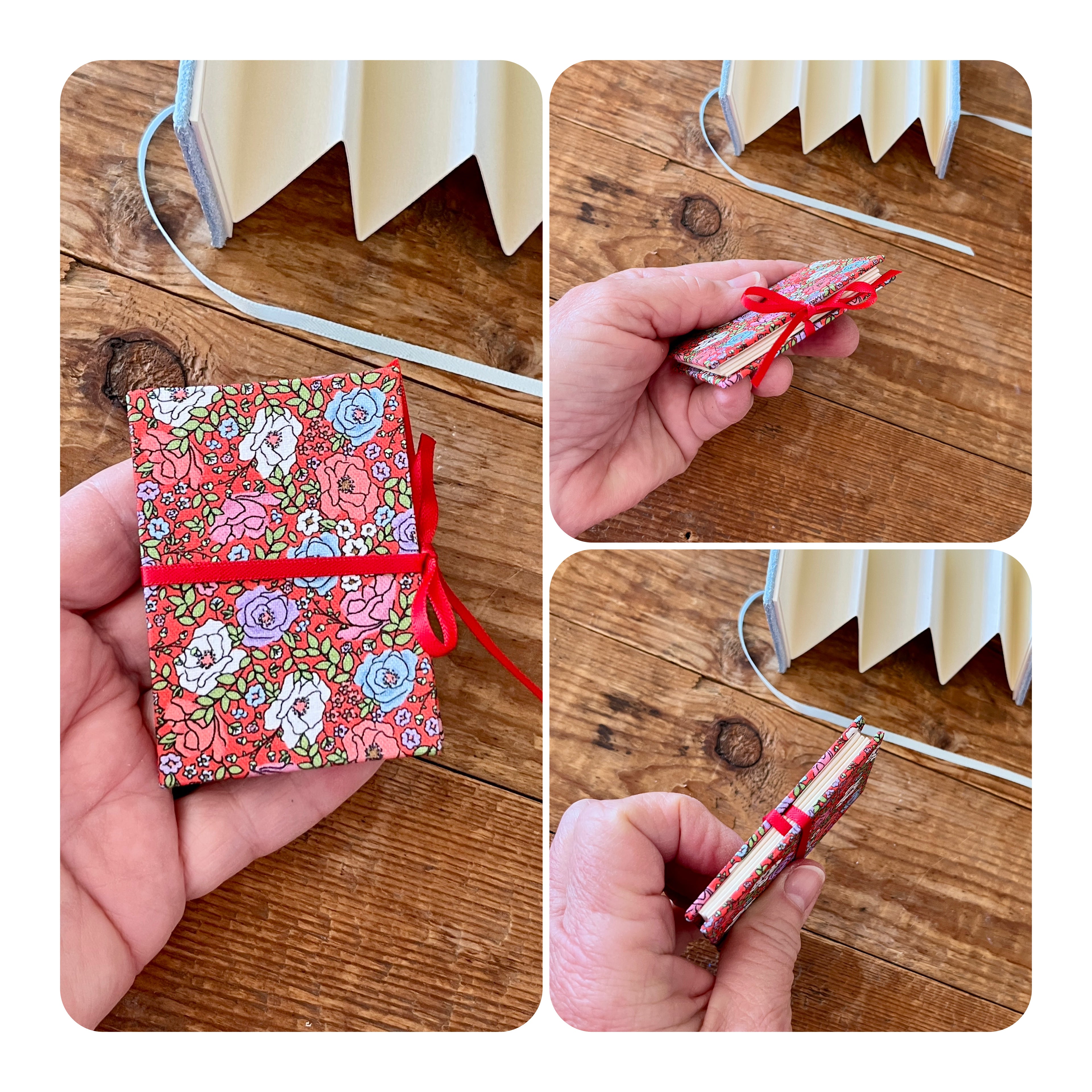 Accordion / concertina mini journal - blank pages