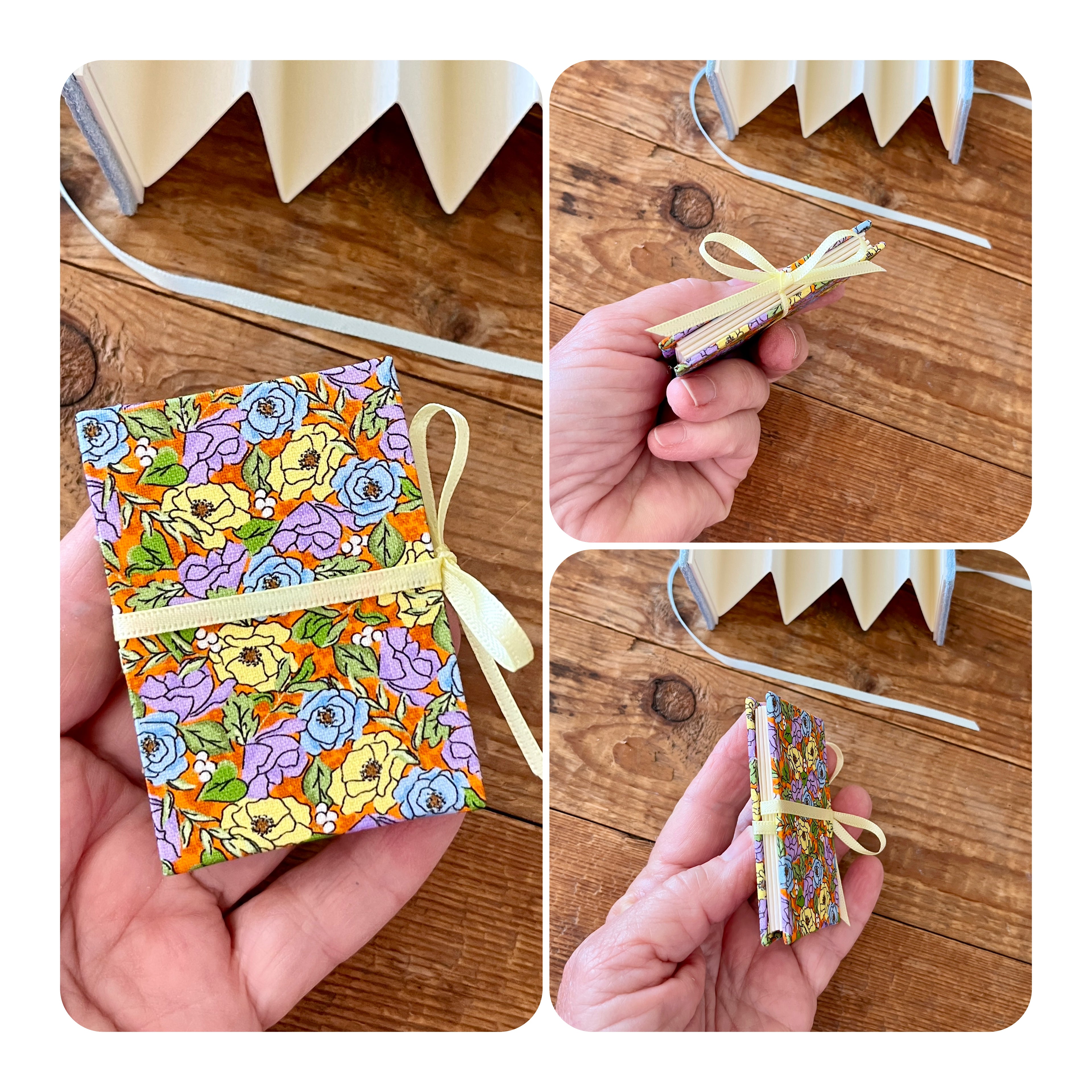 Accordion / concertina mini journal - blank pages