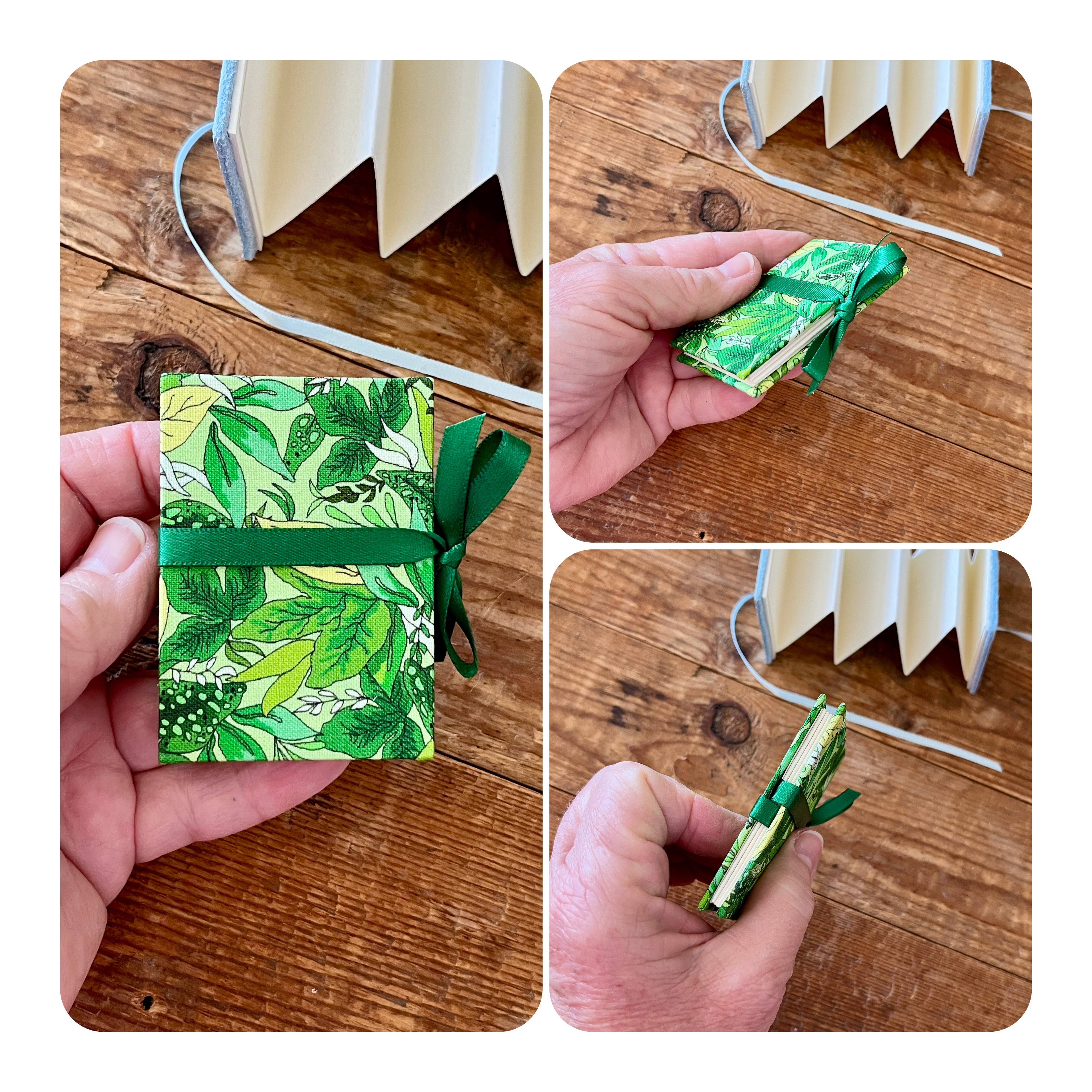 Accordion / concertina mini journal - blank pages