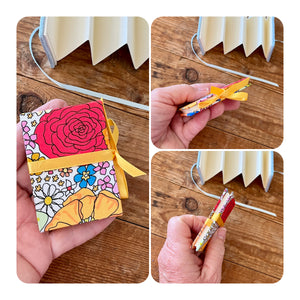Accordion / concertina mini journal - blank pages