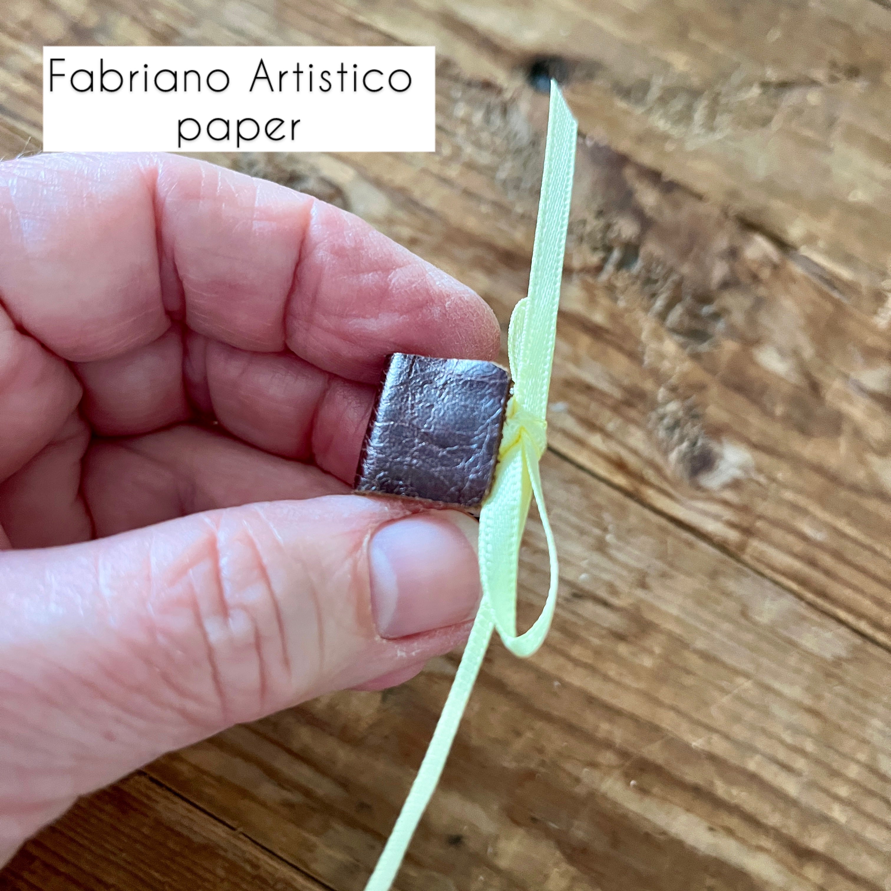 Teeny handmade journal in genuine leather - blank pages