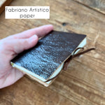 Jumbo handmade journal in genuine leather - blank pages