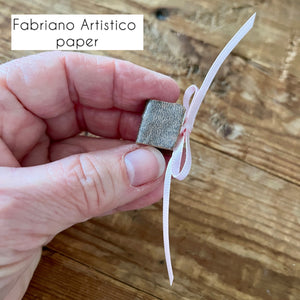 Teeny handmade journal in genuine leather - blank pages