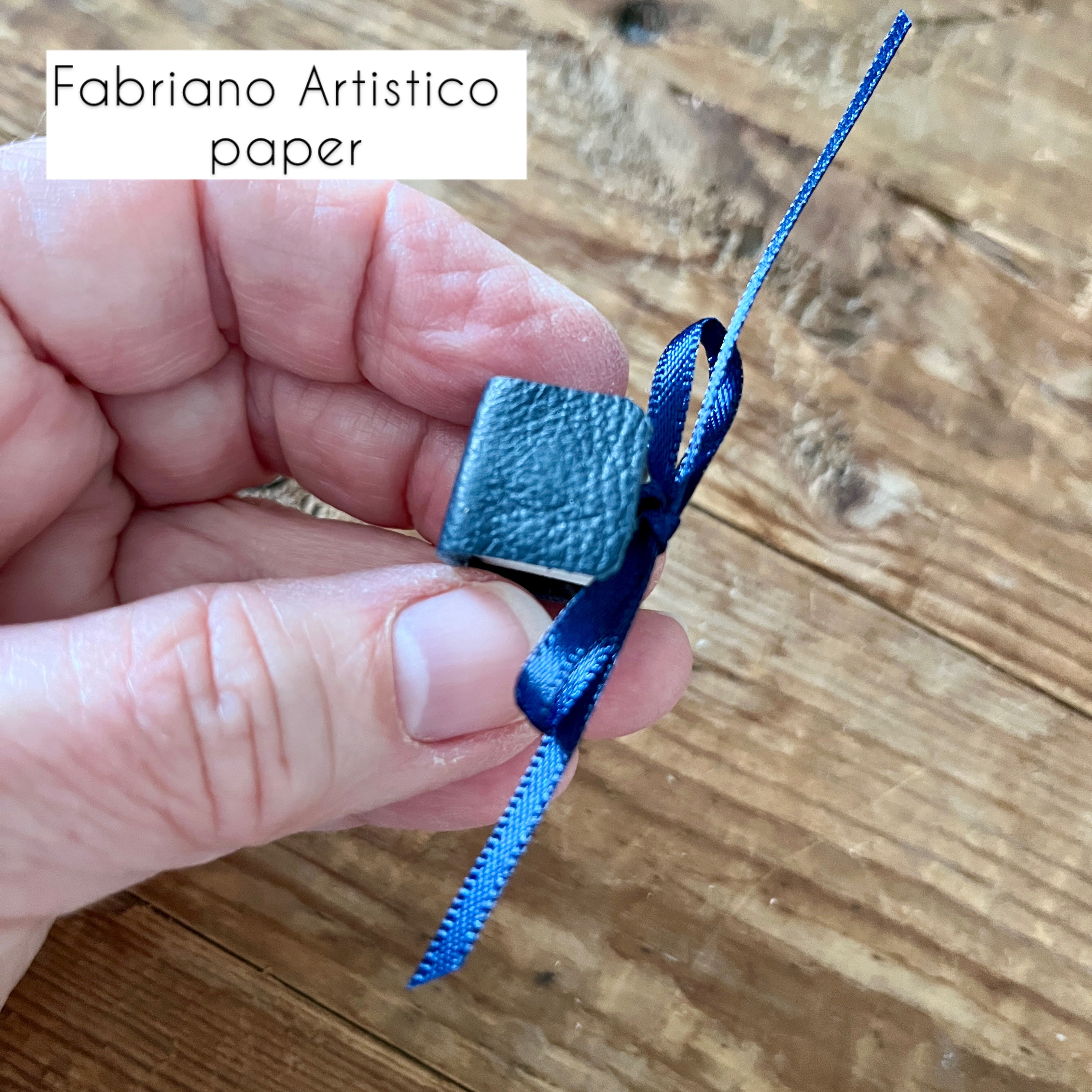 Teeny handmade journal in genuine leather - blank pages