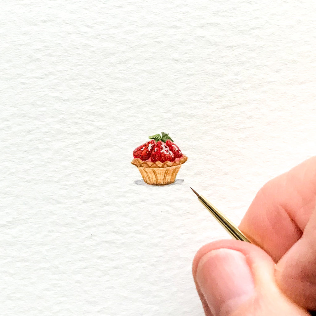 Mini strawberry tart