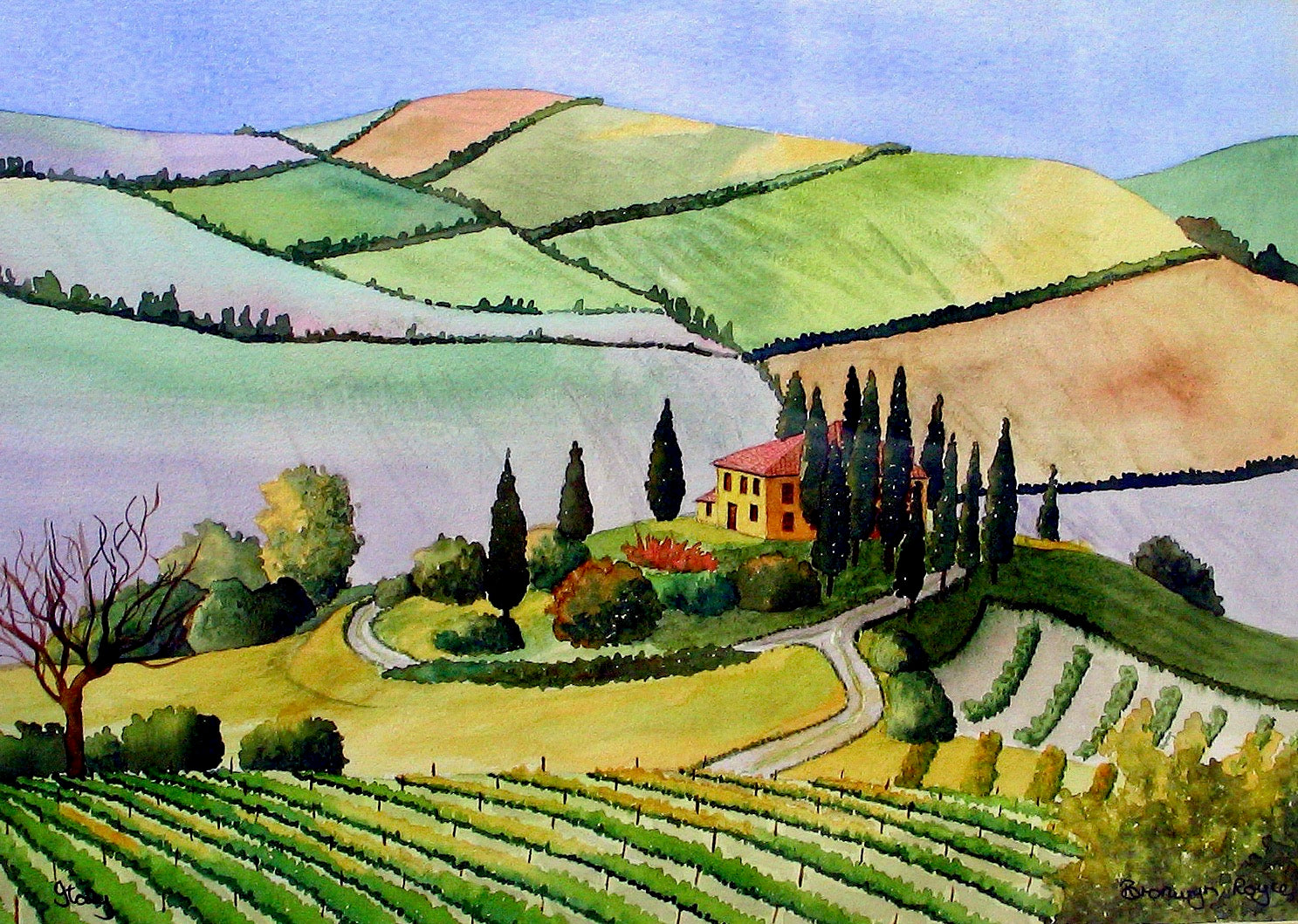 Tuscan villa